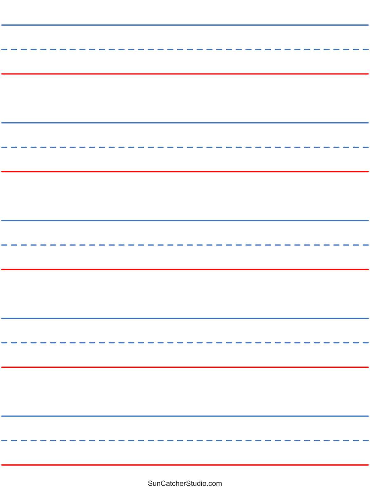 printable handwriting pages