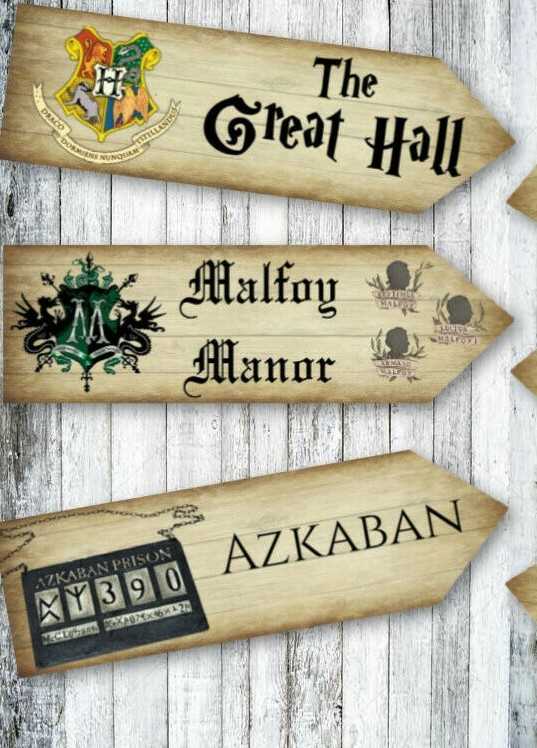 printable harry potter signs