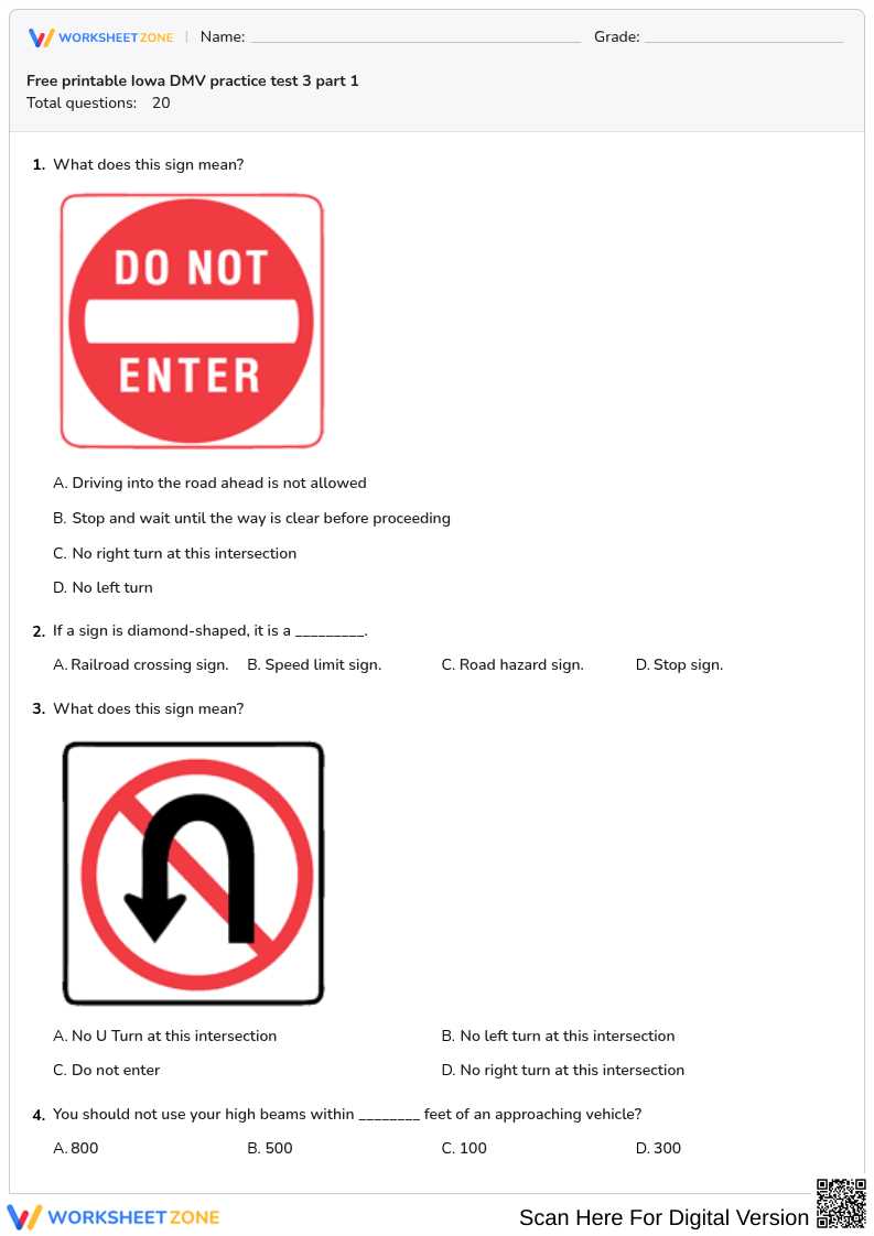 printable iowa test practice free