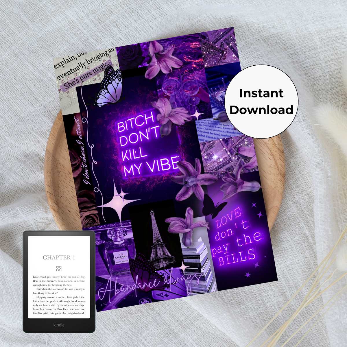 printable kindle insert