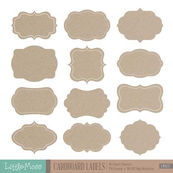 printable kraft paper labels