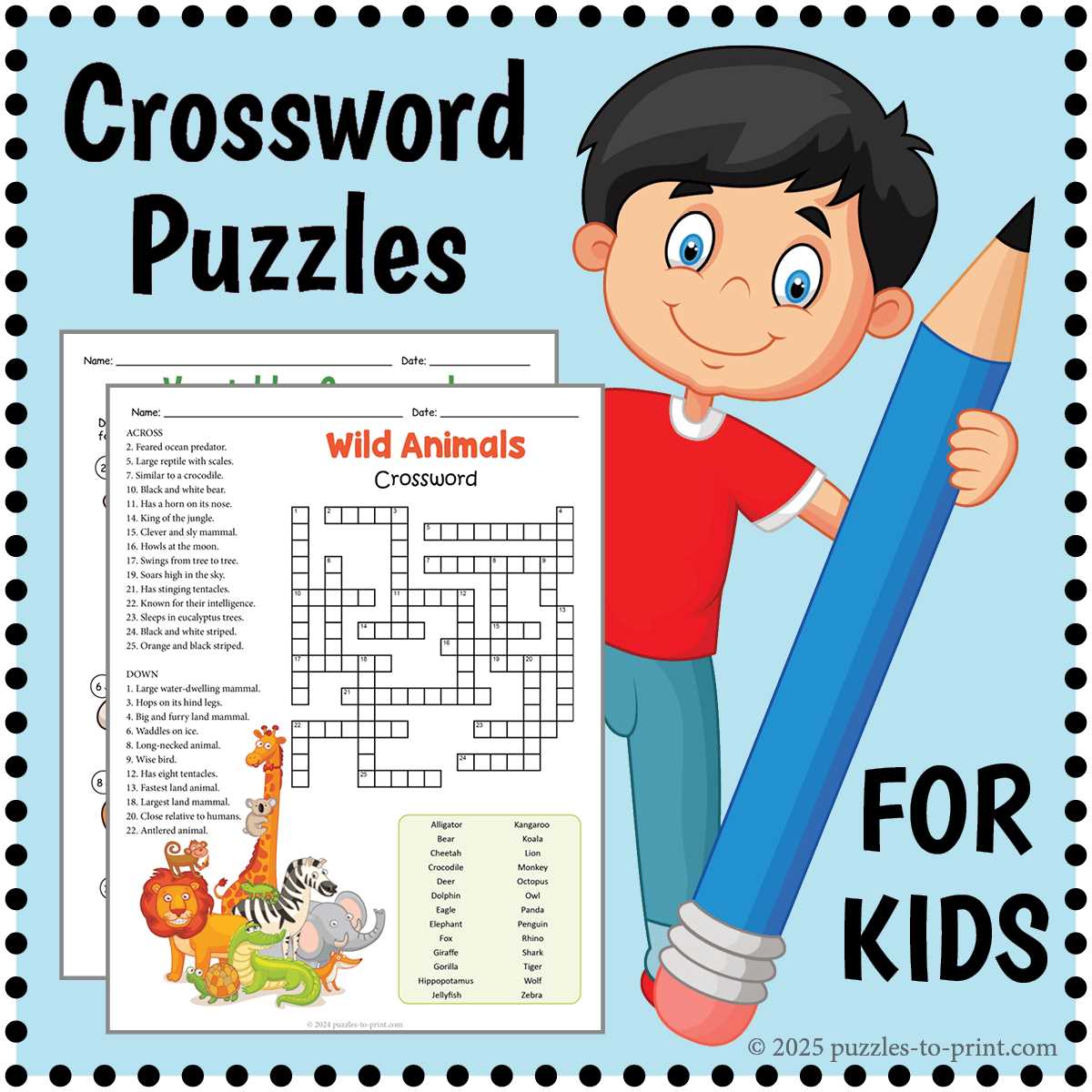 printable large crossword puzzles