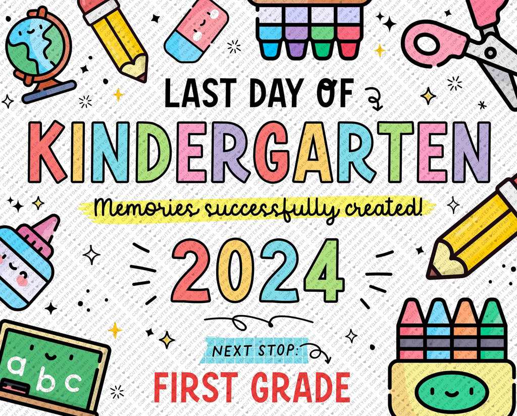 printable last day of preschool sign