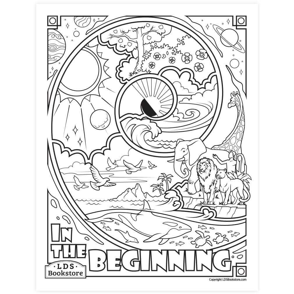 printable lds coloring pages