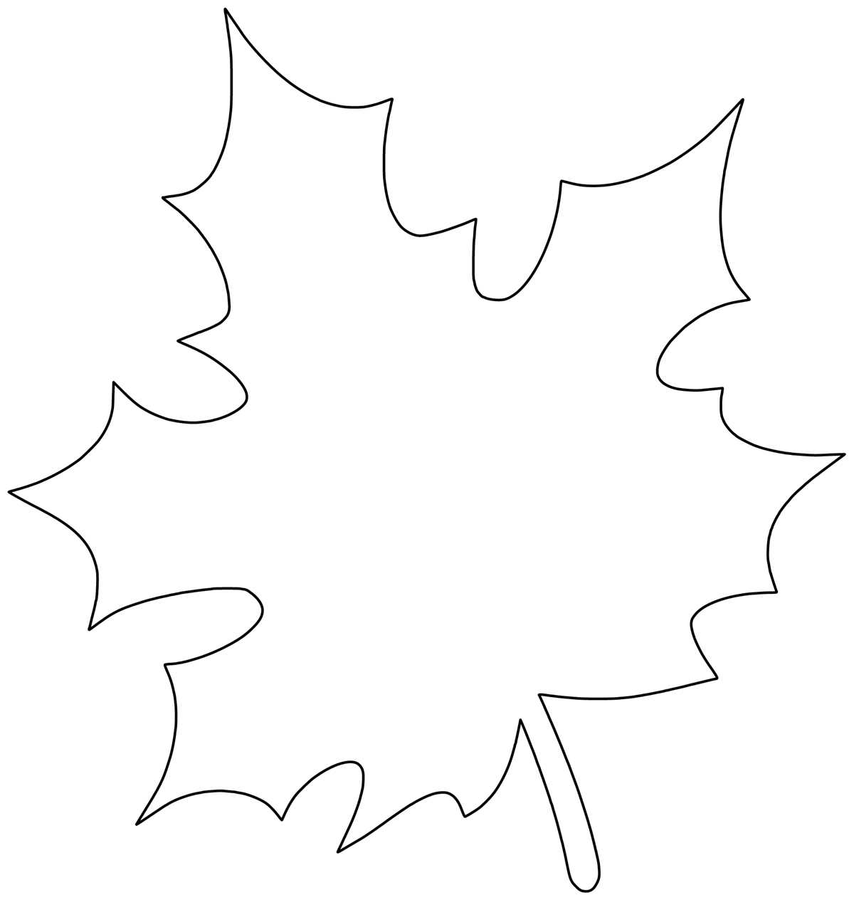 printable leaf shapes printable leaf shapes