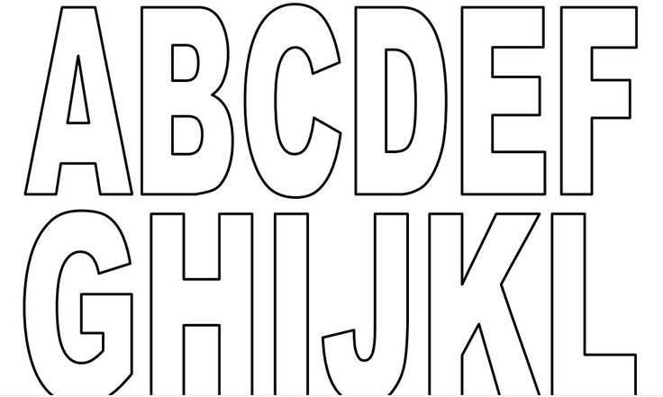 printable letter stencils