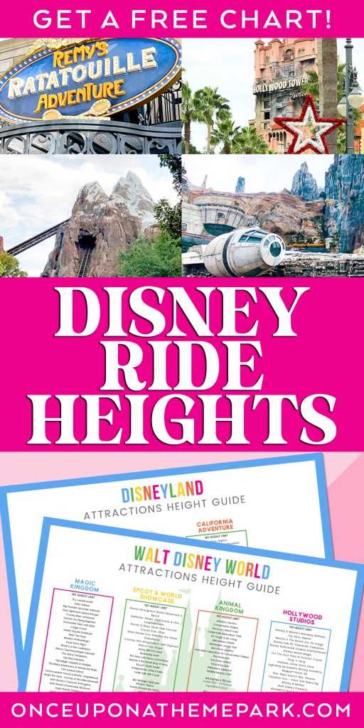 printable list of rides at disney world