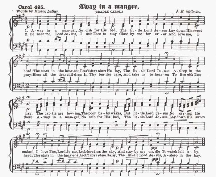 printable lyrics for away in a manger printable lyrics for away in a manger