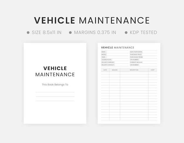 printable maintenance log template printable maintenance log template