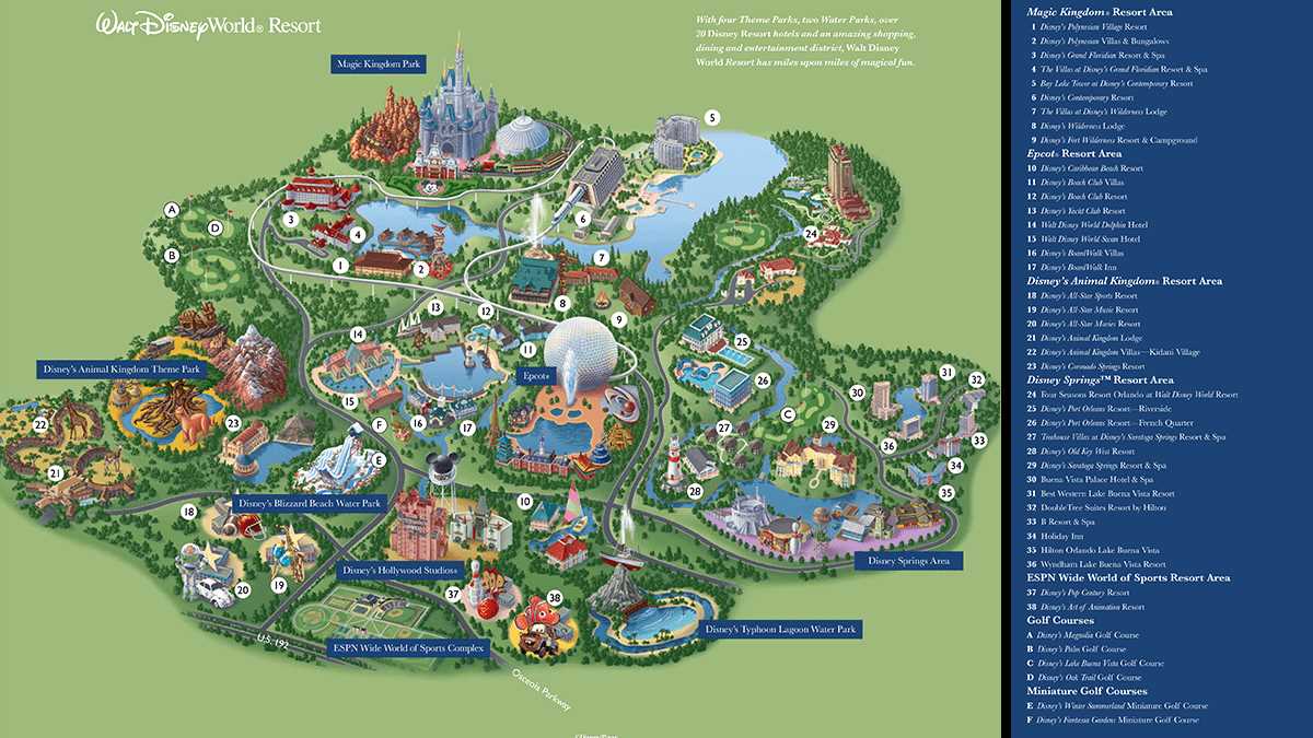 printable map of hollywood studios