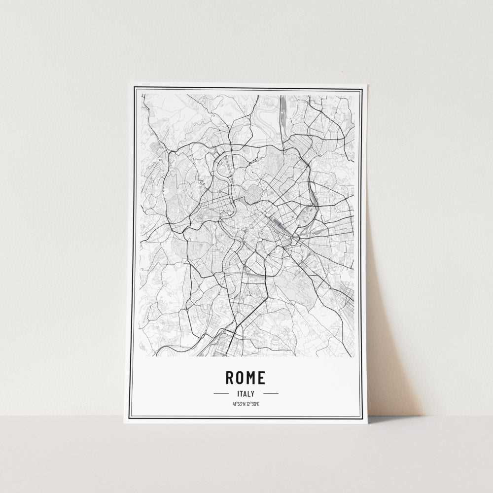 printable map of rome italy