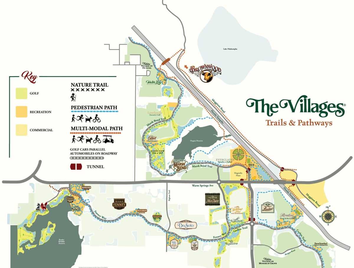 printable map of the villages florida