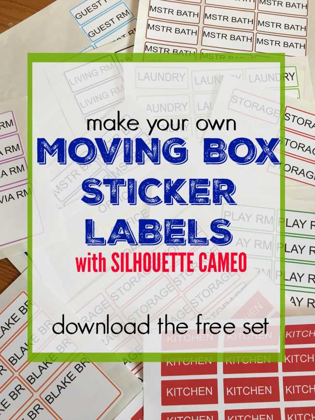 printable moving labels