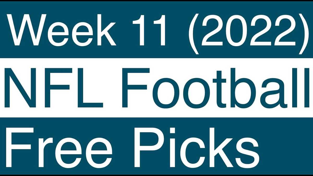 printable nfl week 11 schedule