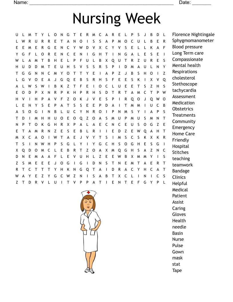printable nurse games