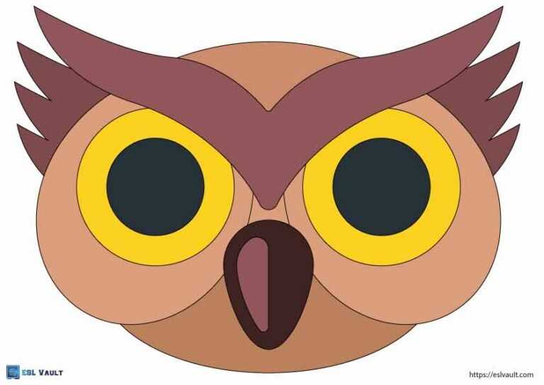 printable owl mask