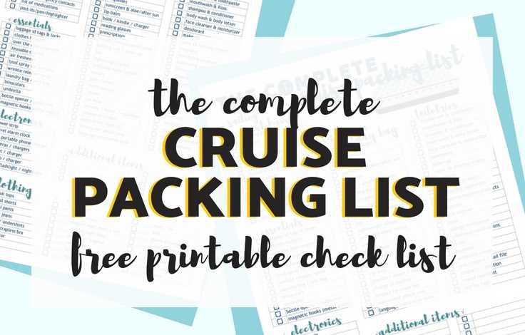 printable packing list for cruise printable packing list for cruise
