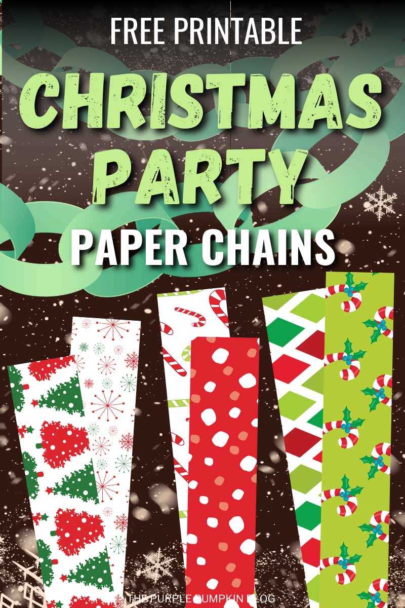 printable paper chains christmas