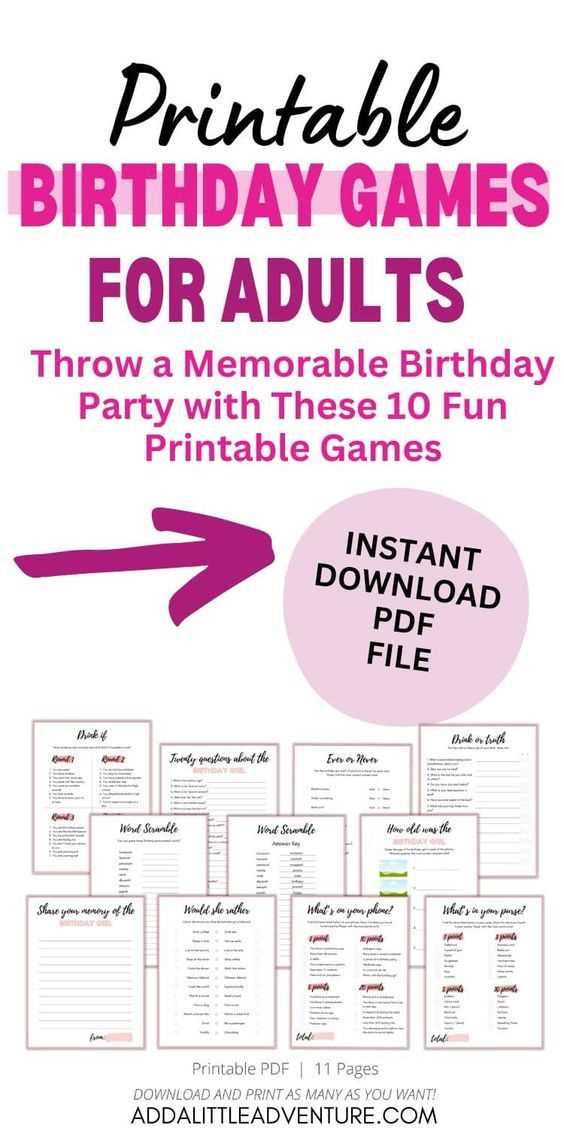 printable party games printable party games