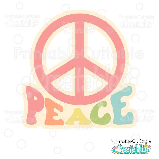 printable peace sign