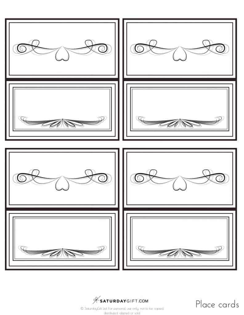 printable place card