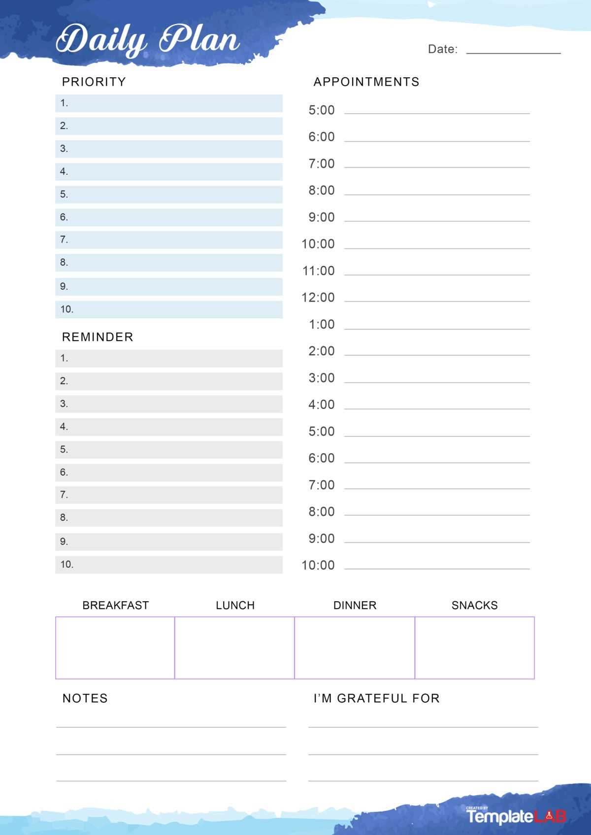 printable planner free
