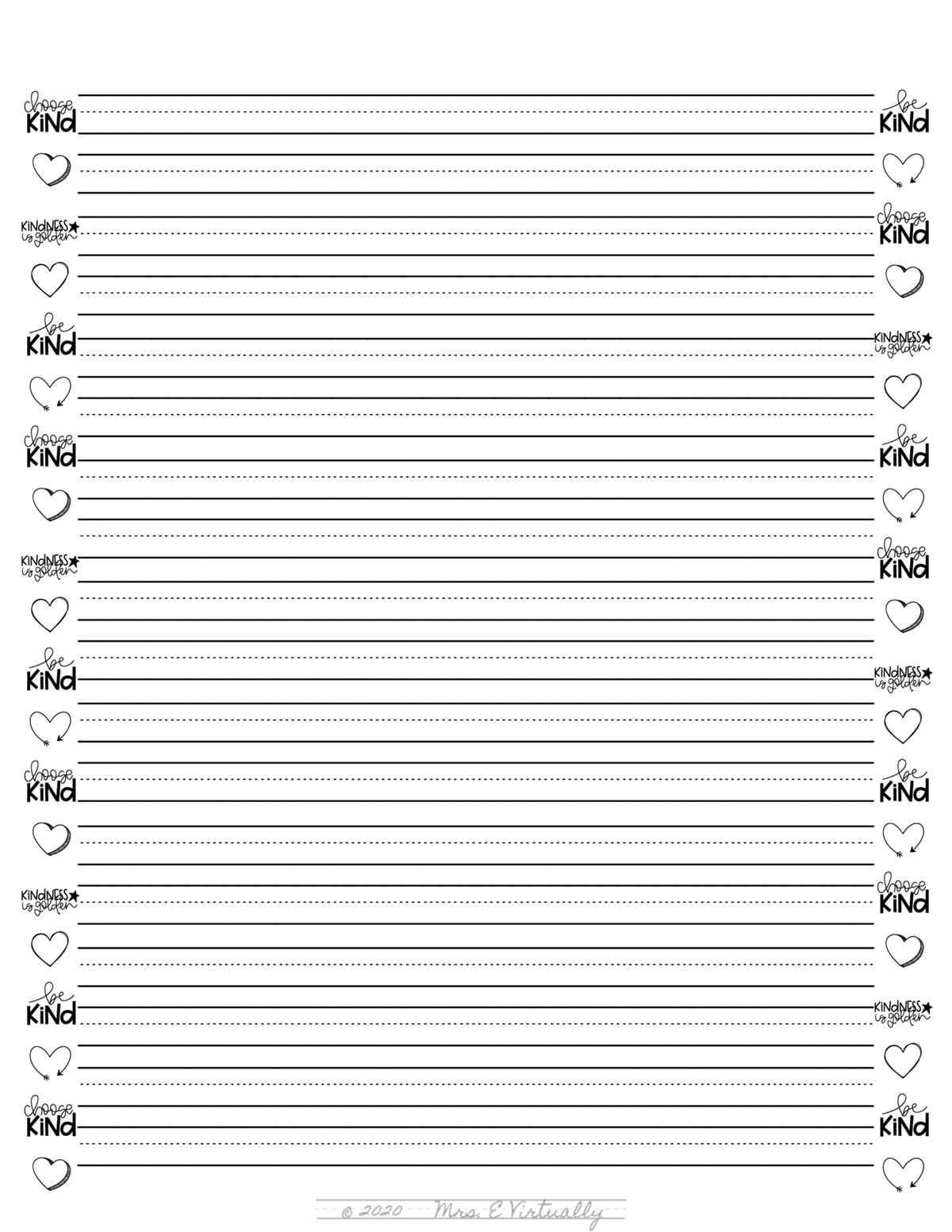 printable primary lined paper printable primary lined paper