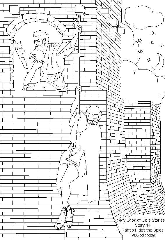 printable rahab and the spies craft
