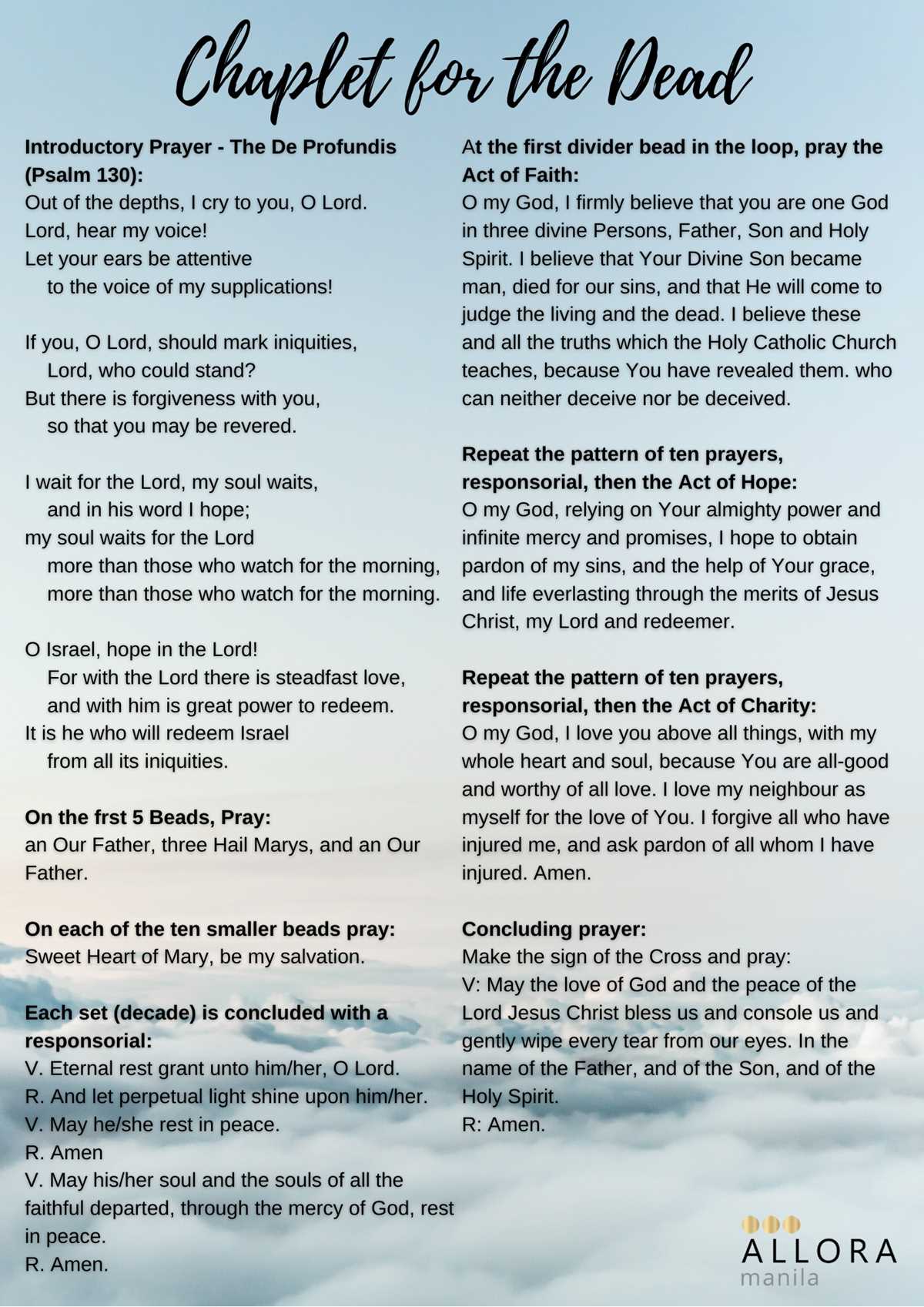 printable rosary prayer for the dead printable rosary prayer for the dead