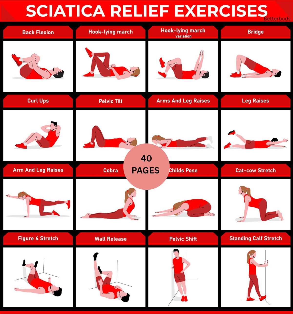printable sciatica exercises for seniors