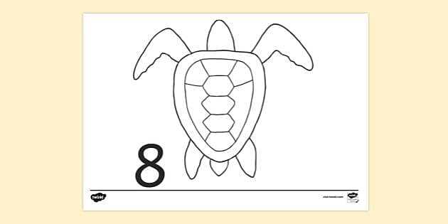 printable sea turtle template