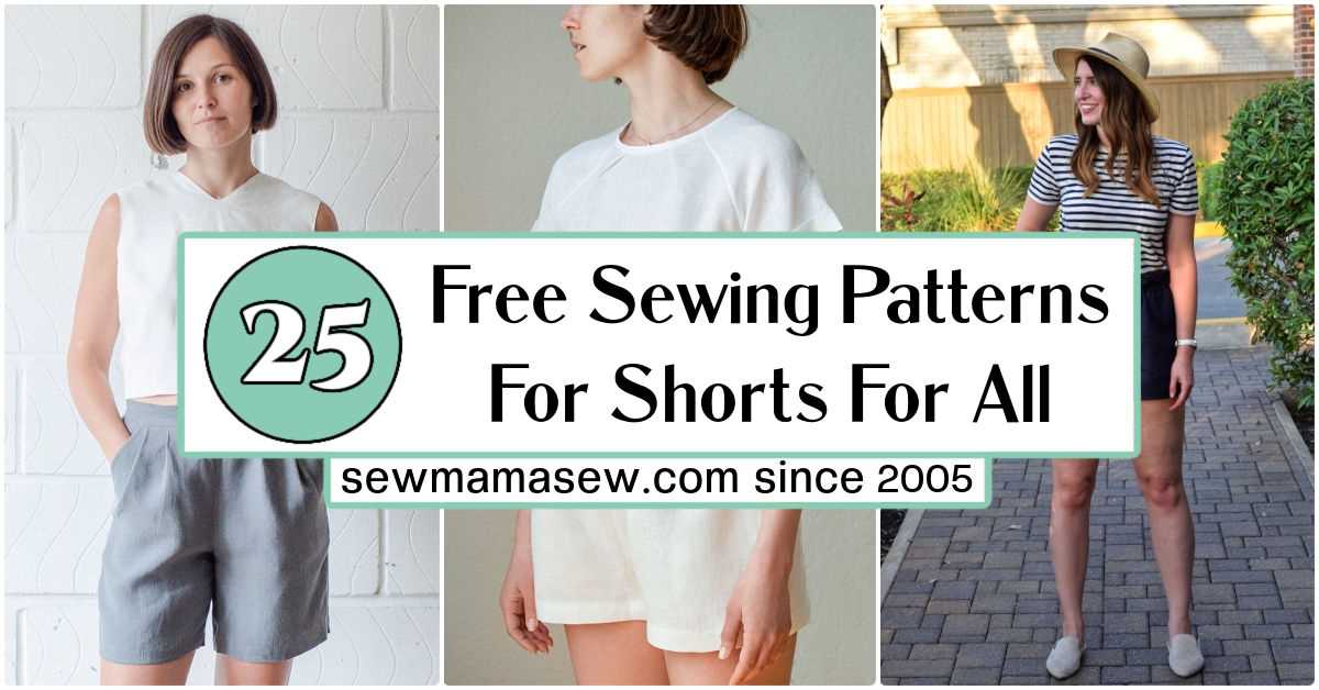 printable shorts pattern