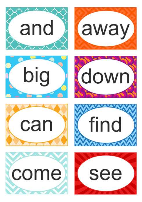 printable sight words flash cards with pictures printable sight words flash cards with pictures