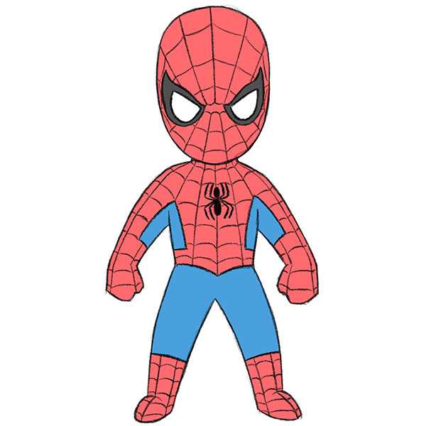 printable small spiderman face