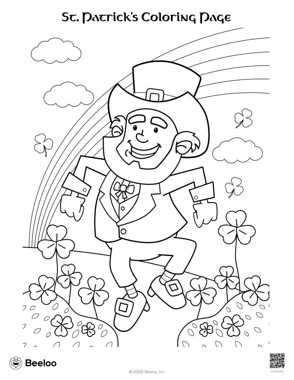 printable st patrick day coloring pages