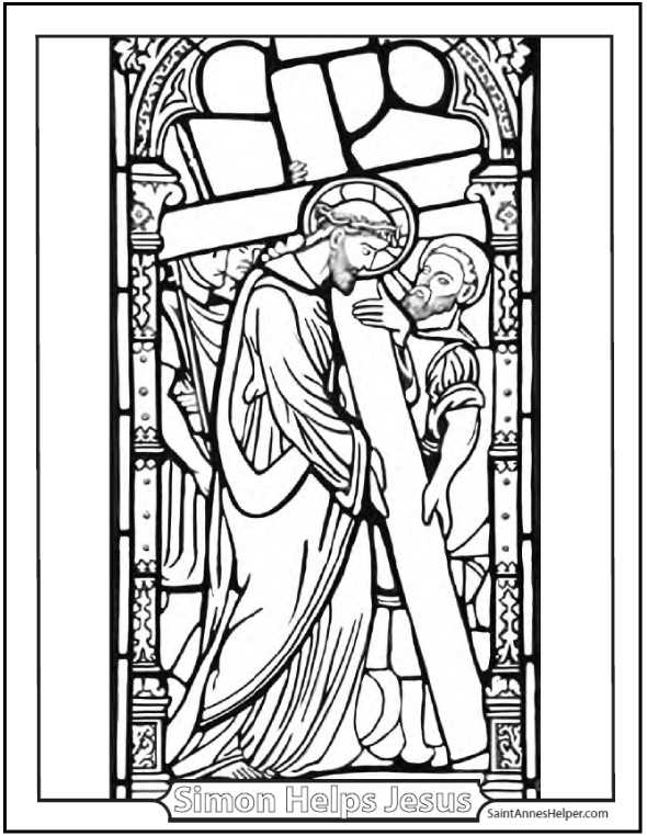 printable stations of the cross for youth