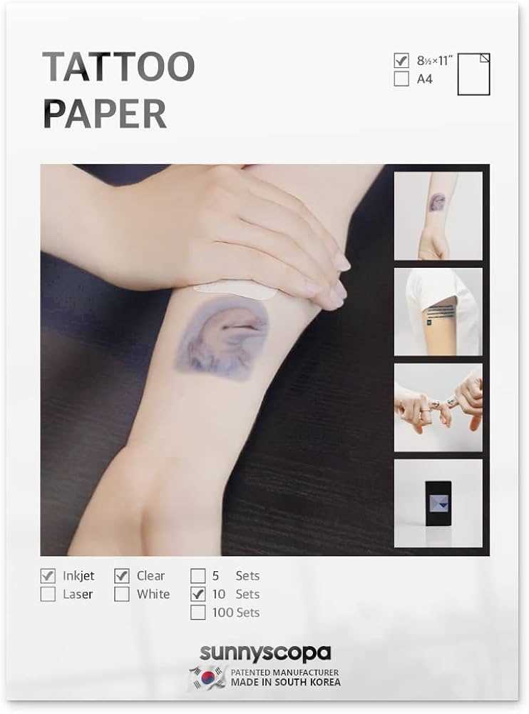 printable tattoo transfer paper