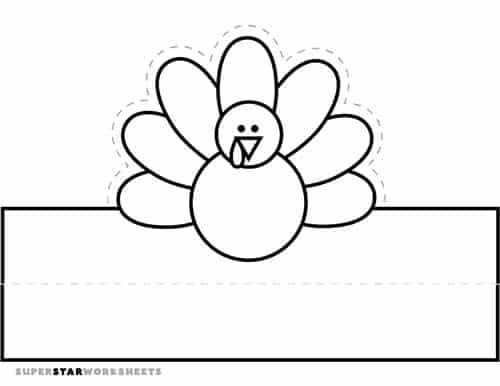 printable turkey feather pattern
