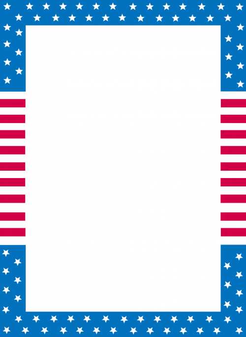 printable us flag template