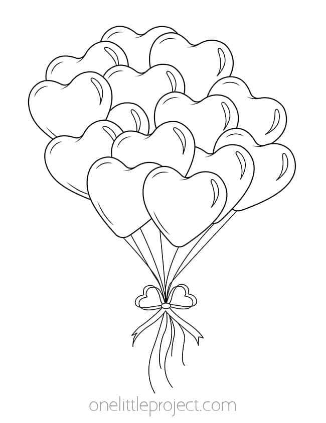 printable valentines coloring pages