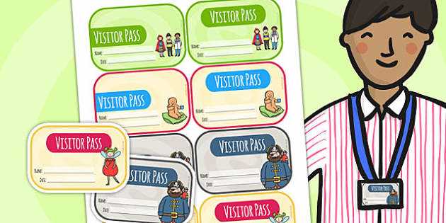 printable visitor badges