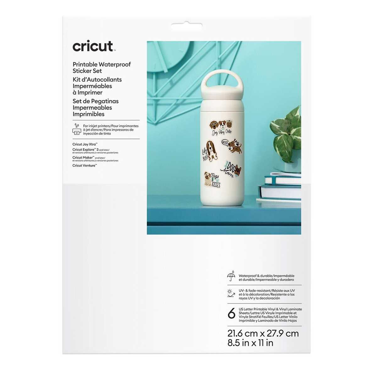 printable waterproof sticker set