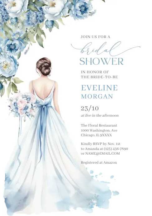 printable wedding shower card