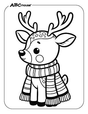 reindeer printable free