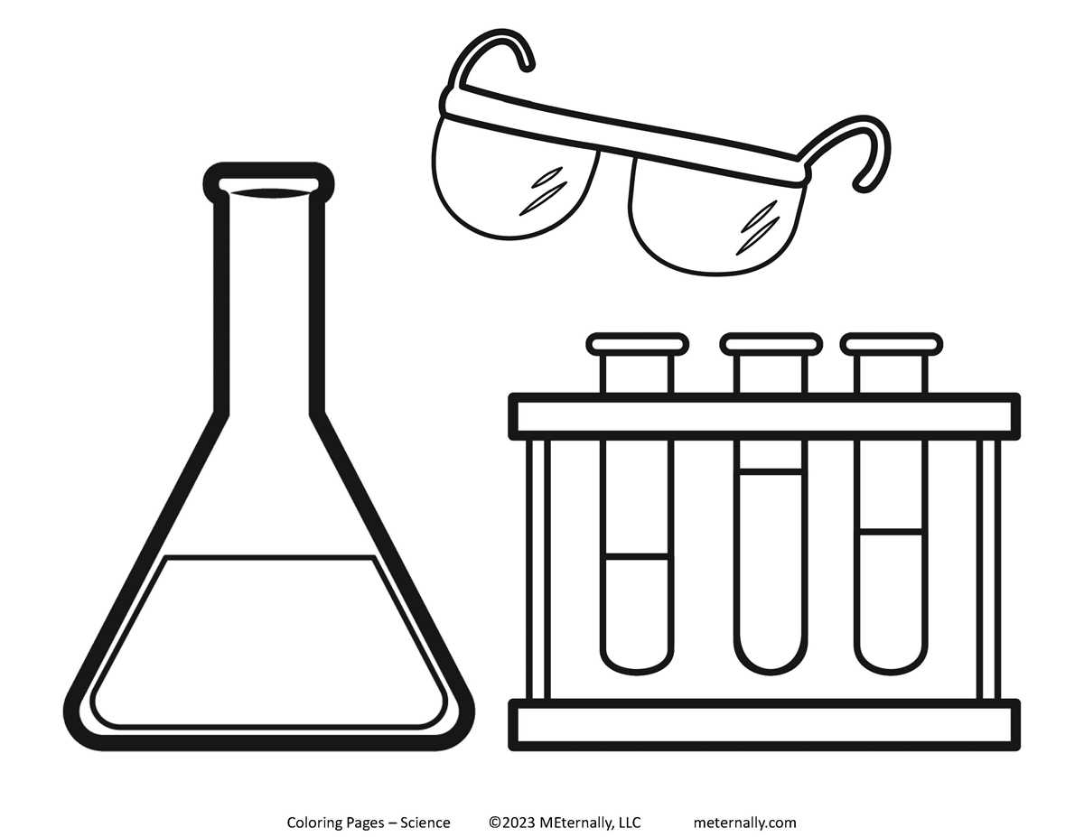 science coloring pages printable