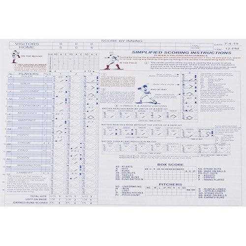 scorebooks for softball printable