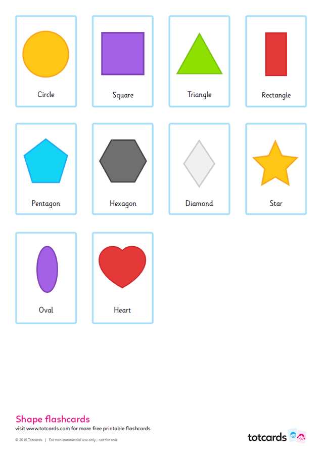 shape flashcards free printable