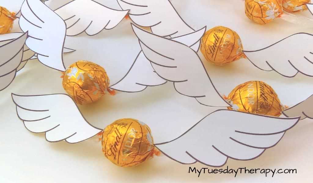 snitch wings printable
