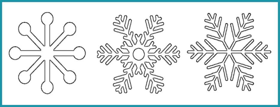 snowflake printable free