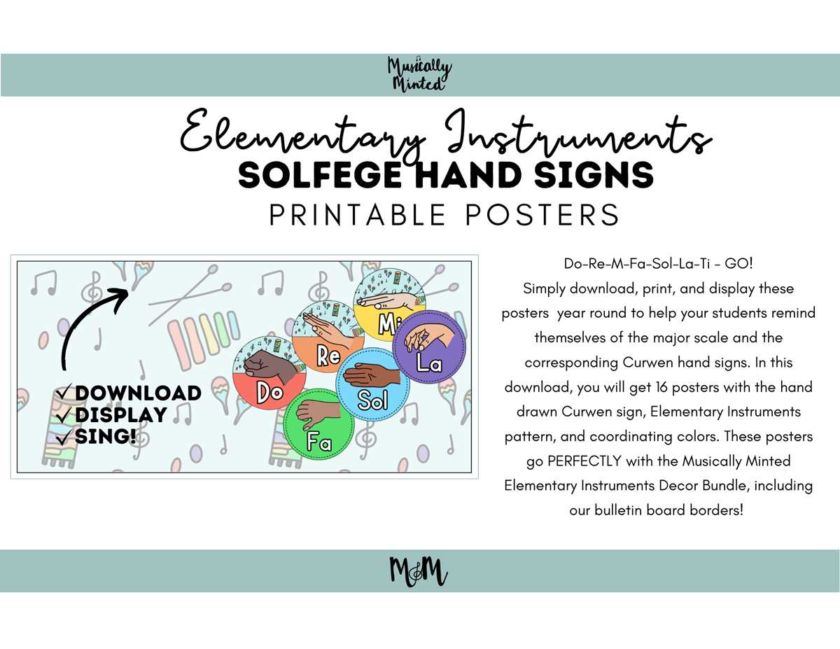 solfege hand signs printable